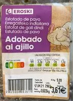 Mängden socker i Estofado de pavo