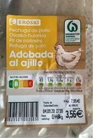 Mängden socker i Pechuga de pollo adobada al ajillo