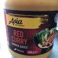 Mängden socker i Red curry simmer sauce