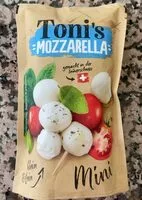 Mängden socker i Toni’s Mozzarella
