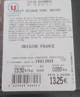 Mängden socker i Filet mignon porc orloff