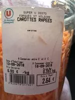 Mängden socker i Carottes râpées