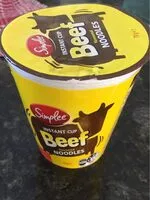 Mängden socker i Instant Cup beef flavoured Noodles