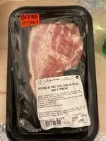 Mängden socker i Poitrine de porc cuite fumee au feu de bois 8 tranches