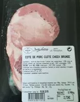 Mängden socker i Côté de porc cuire choix brunie