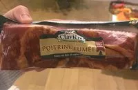 Mängden socker i Poitrine fumée