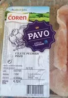 Mängden socker i Filete pechuga pavo