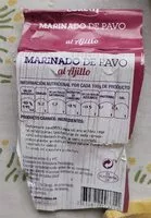 Mängden socker i Marinado de pavo al ajillo