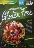 Mängden socker i Premium Muesli Gluten Free Fruity