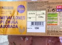 Mängden socker i Medallones de pechuga adobada