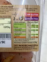 Mängden socker i Medallones de pechuga adobada