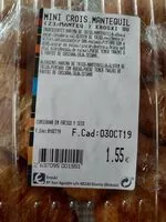 Mängden socker i Mini croissants mantequilla