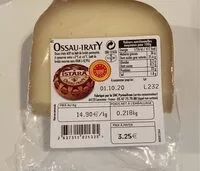 Mängden socker i Ossau-iraty