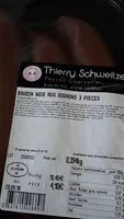 Mängden socker i boudin noir