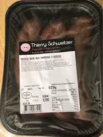 Mängden socker i Boudin noir aux marrons