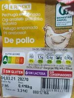 Mängden socker i Pechuga empanada