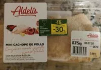 Mängden socker i Mini cachopo de pollo