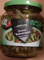 Mängden socker i Grüner Bohnensalat