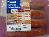 Mängden socker i Chorizo picante extra