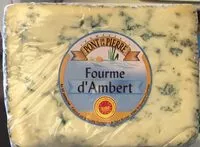 Mängden socker i Fourme d'ambert au lait de vache pasteurisé