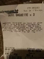 Mängden socker i Demi baguette ×3