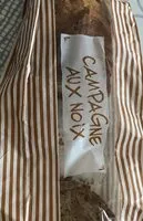 Mängden socker i Pain de Campagne aux noix