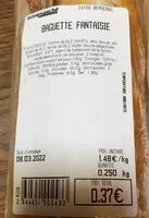 Mängden socker i Baguette pain fantaisie