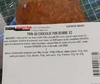 Mängden socker i Pain au chocolat pur beurre