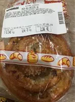 Mängden socker i Pains aux raisins