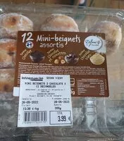Mängden socker i mini-beignets assortis