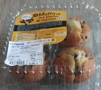 Mängden socker i 4 Muffins aux pépites de chocolat