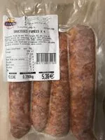 Mängden socker i Saucisses fumées