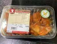 Mängden socker i Alas partidas de pollo adobadas paprika