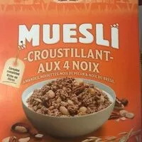 Mängden socker i Muesli 4 noix