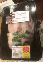 Mängden socker i Poularde farce marrons - raisins