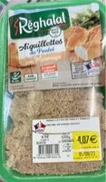 Mängden socker i Aiguillettes de poulet a la milanaise