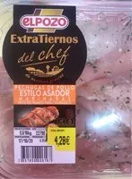 Mängden socker i Pechugas de pollo estilo asador