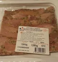 Mängden socker i Véritable jambon persillé de Bourgogne