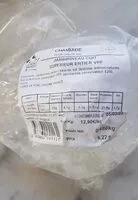 Mängden socker i Jambonneau cuit supérieur entier