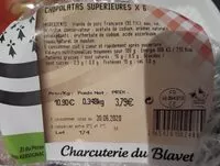 Mängden socker i Chipolatas supérieures x6