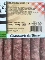 Mängden socker i Chipolatas aux herbes