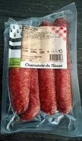 Mängden socker i Saucisse fumée bois de hêtre