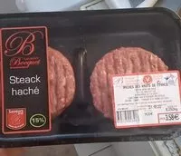 Mängden socker i Steack haché 15 pourcent de MG