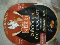 Mängden socker i Découpe de poulet