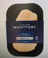 Mängden socker i Foie gras de canard cru Qualité Extra origine France