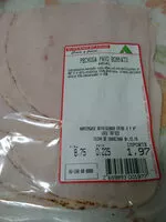 Mängden socker i (embutido de) pechuga pavo