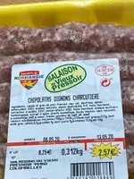 Mängden socker i Chipolatas oignons charcutiere