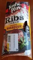 Mängden socker i Ribs de bœuf sauce barbecue