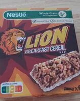 Mängden socker i Lion breakfast céréal bar