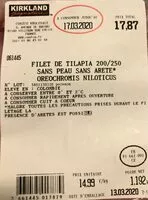 Mängden socker i Filt de tilapia